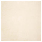 Non-slip Faux Leather Rabbit Fur Rug Olite Cream