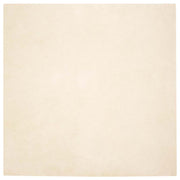 Vloerkleed nepbont 160x160 cm crème