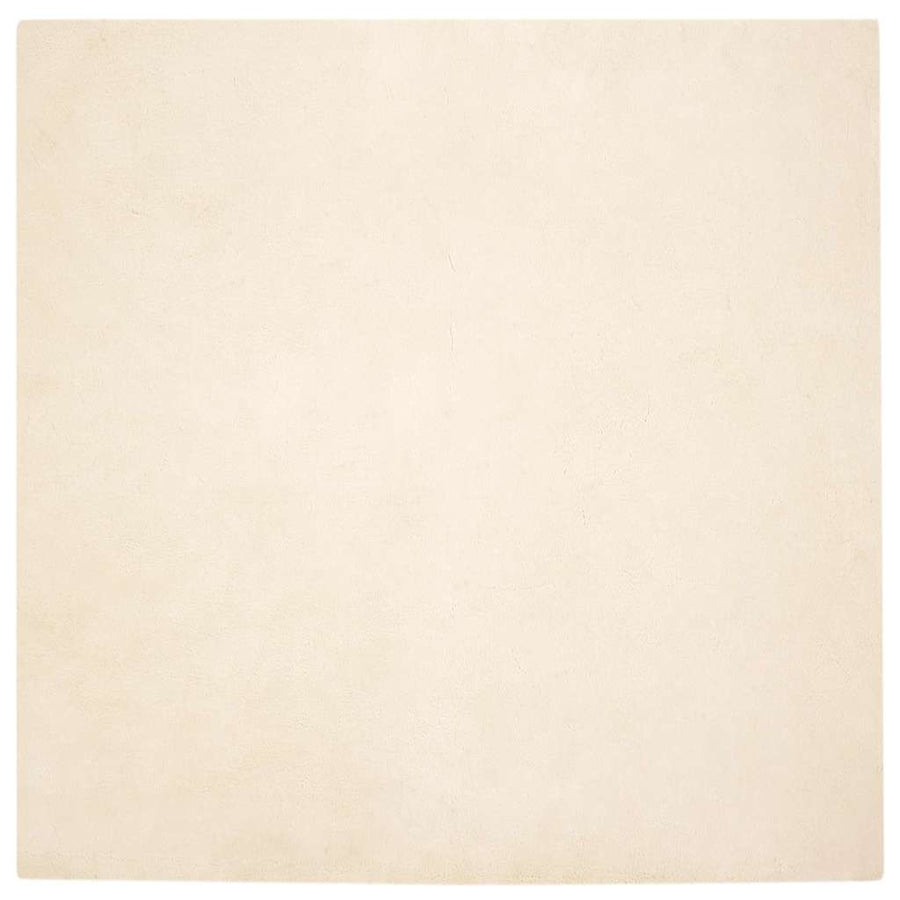 Nep Konijnenbont Tapijt Crème 200 x 200 cm Polyester