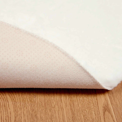 Nep Konijnenbont Tapijt Olite Crème Ø 80 cm Polyester