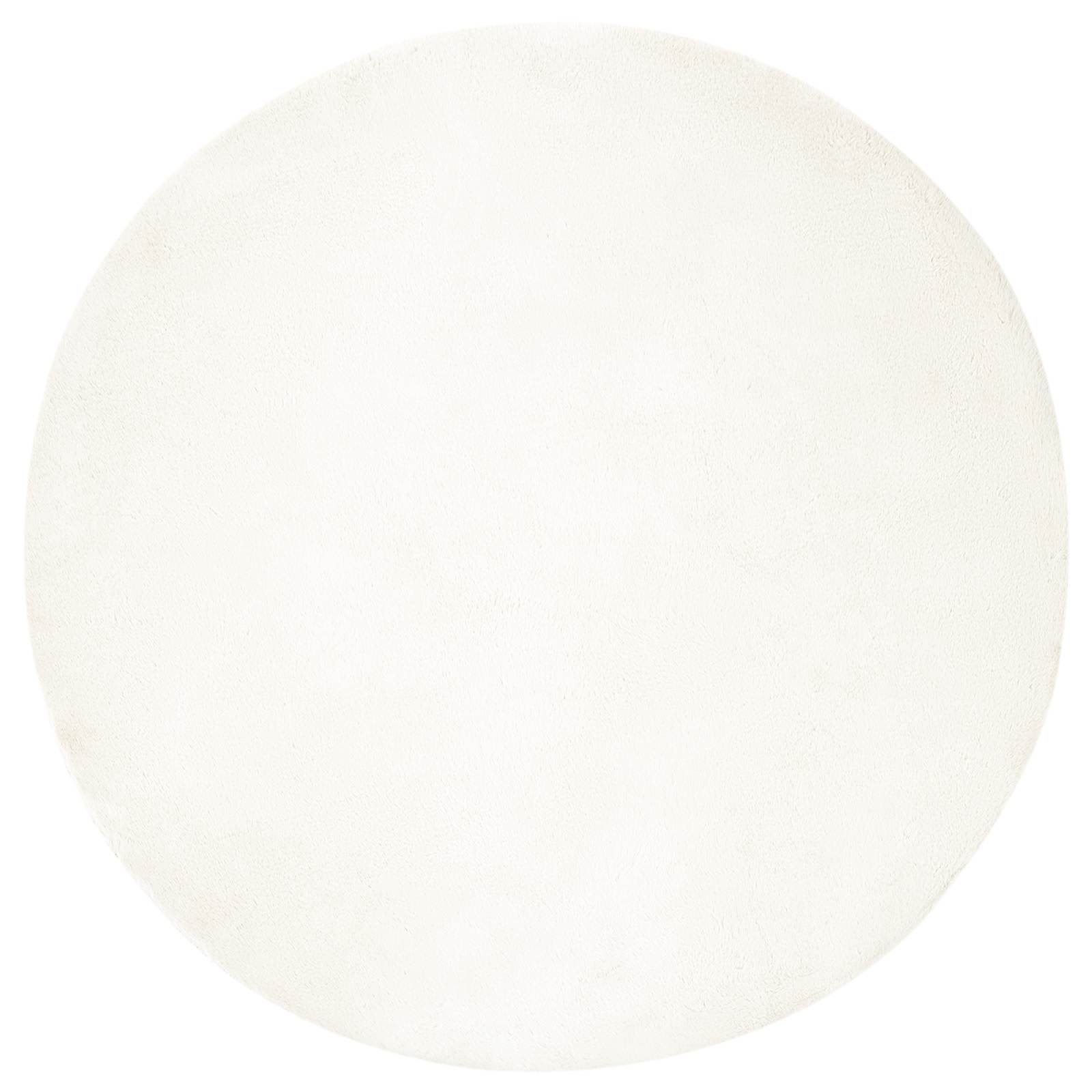 Nep Konijnenbont Tapijt Olite Crème Ø 80 cm Polyester