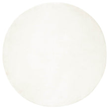 Nep Konijnenbont Tapijt Olite Crème Ø 80 cm Polyester
