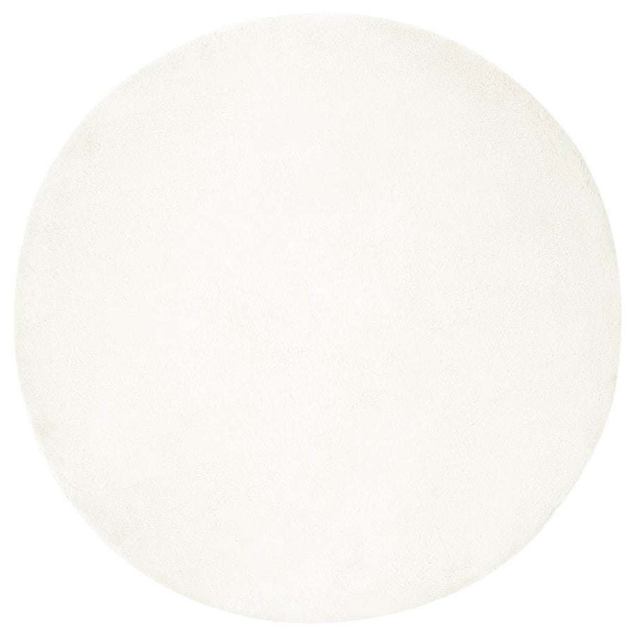 Nep Konijnenbont Tapijt Olite Crème Ø 80 cm Polyester