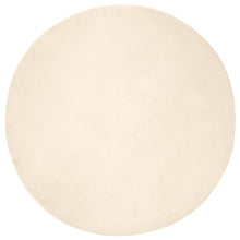 Nep Konijnenbont Tapijt Crème Ø 120 cm Polyester