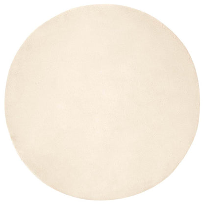 Nep Konijnenbont Tapijt Crème Ø 160 cm Polyester