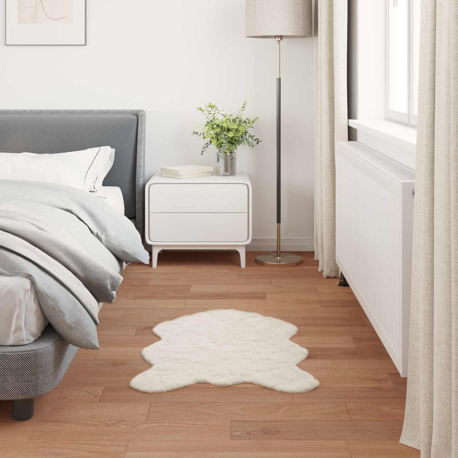 Nep Konijnenbont Tapijt Olite Crème 60 x 90 cm Polyester