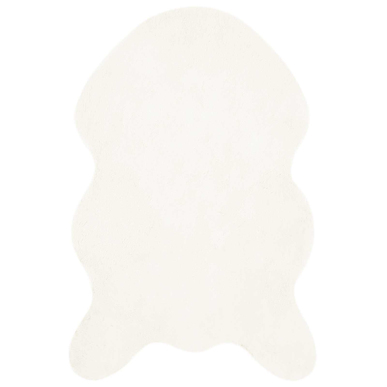 Nep Konijnenbont Tapijt Olite Crème 60 x 90 cm Polyester