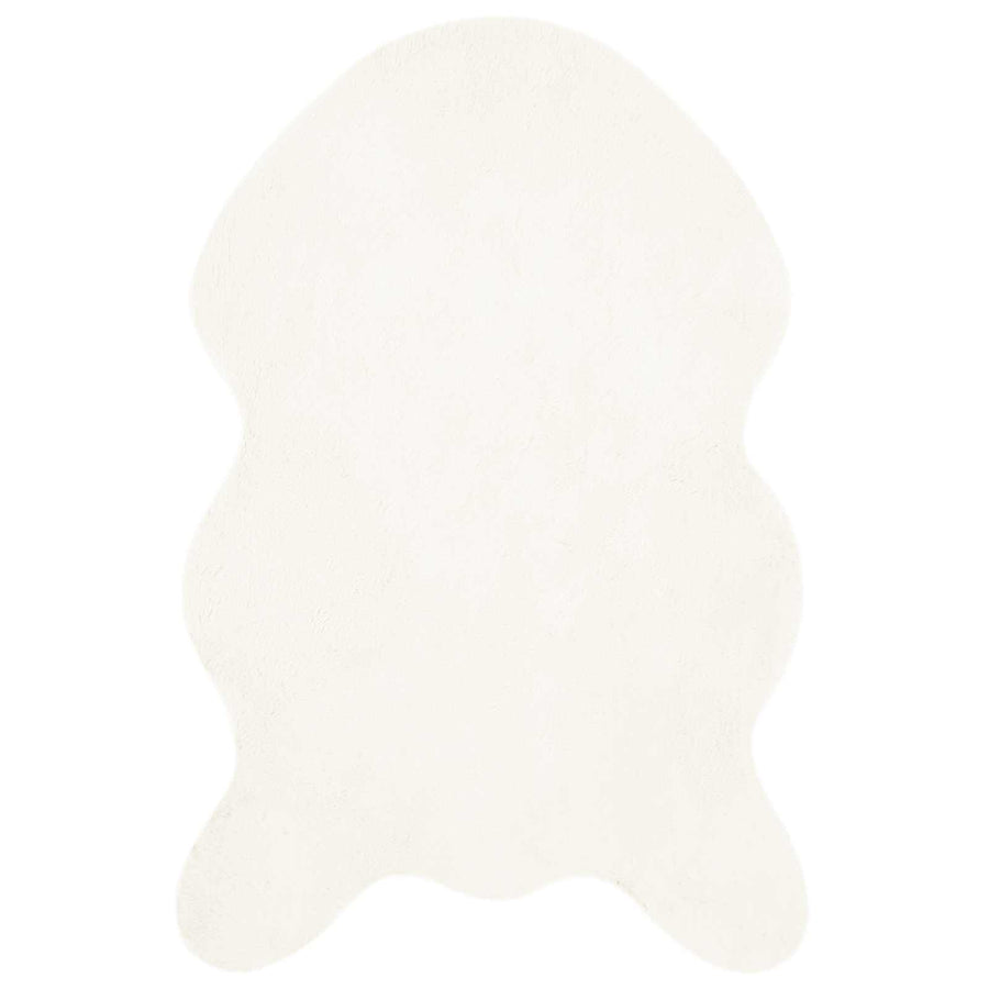 Nep Konijnenbont Tapijt Olite Crème 60 x 90 cm Polyester