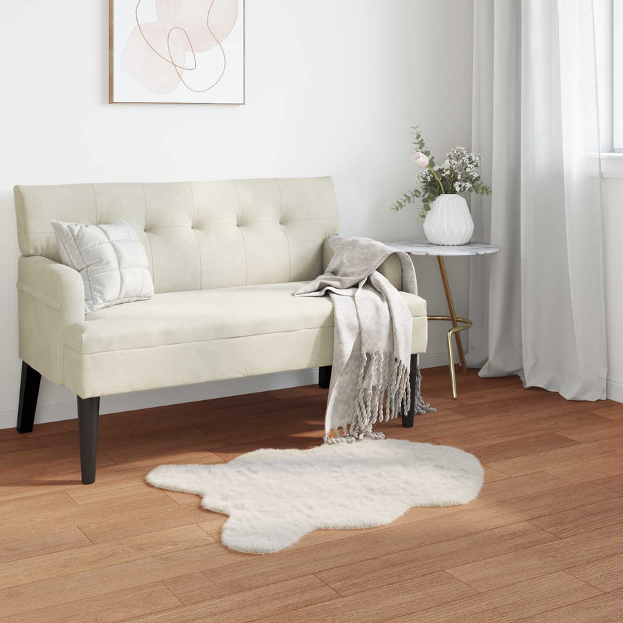 Nep Konijnenbont Tapijt Olite Crème 80 x 120 cm Polyester