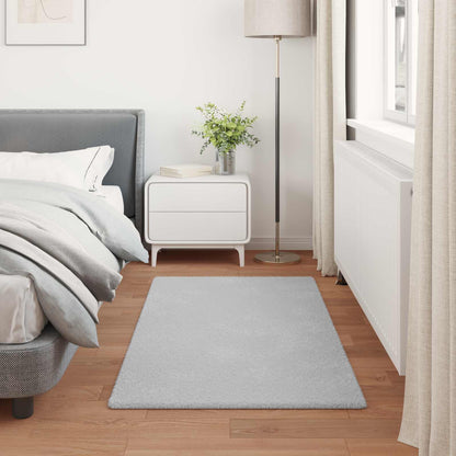 Nep Konijnenbont Tapijt Olite Grijs 60 x 110 cm Polyester