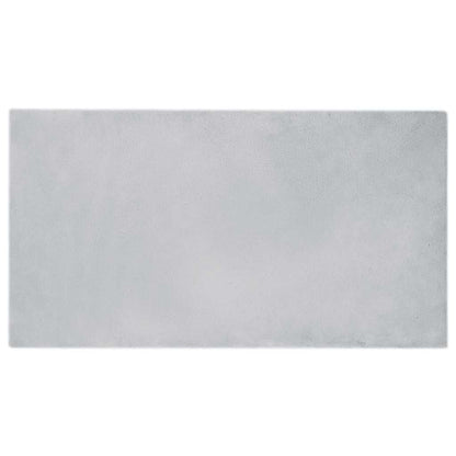 Nep Konijnenbont Tapijt Grijs 80 x 150 cm Polyester