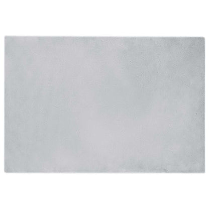 Nep Konijnenbont Tapijt Grijs 120 x 170 cm Polyester