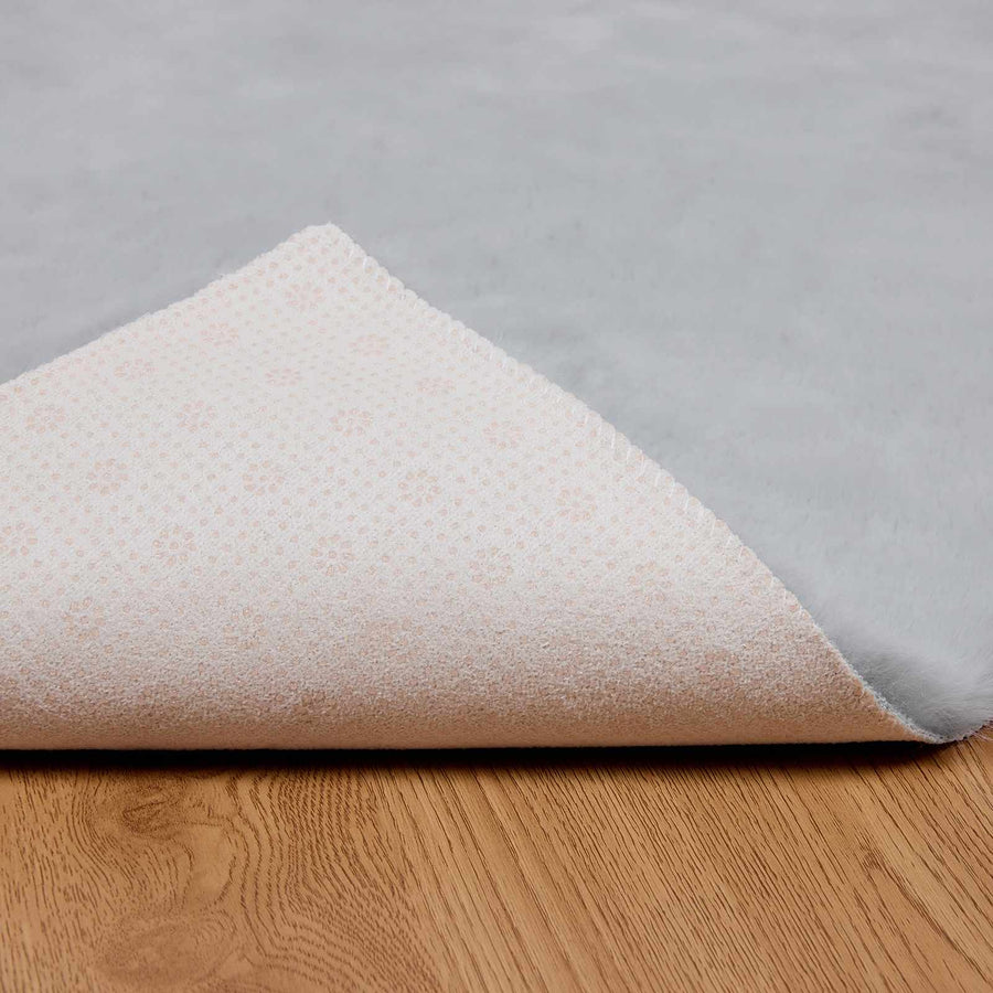Nep Konijnenbont Tapijt Olite Grijs 160 x 230 cm Polyester