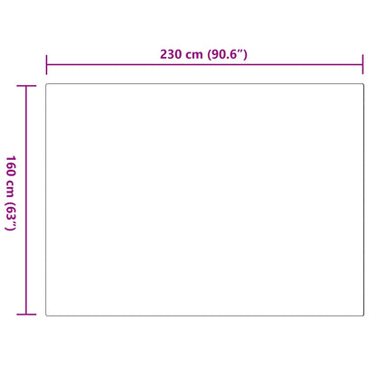 Nep Konijnenbont Tapijt Olite Grijs 160 x 230 cm Polyester