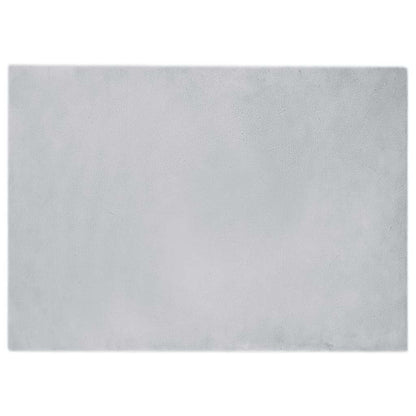 Nep Konijnenbont Tapijt Grijs 240 x 340 cm Polyester
