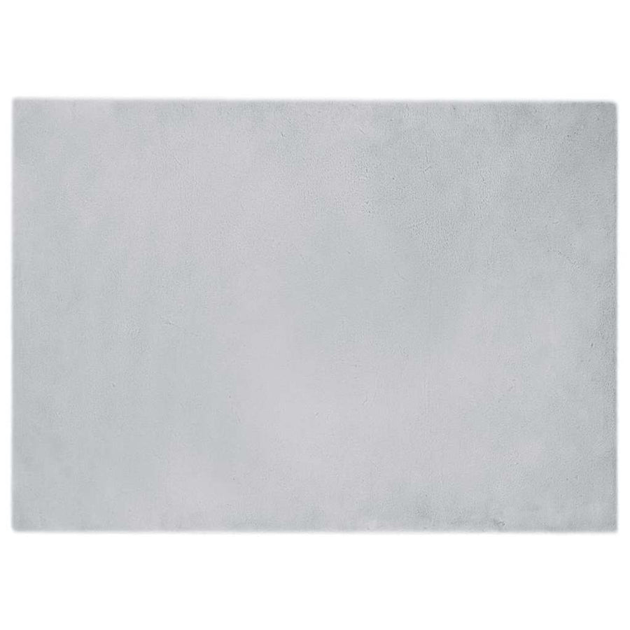 Nep Konijnenbont Tapijt Grijs 240 x 340 cm Polyester