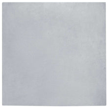 Nep Konijnenbont Tapijt Grijs 120 x 120 cm Polyester