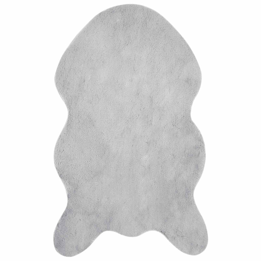 Nep Konijnenbont Tapijt Olite Grijs 50 x 80 cm Polyester