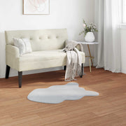 Vloerkleed nepbont 60x90 cm grijs