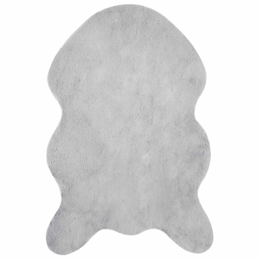 Nep Konijnenbont Tapijt Olite Grijs 60 x 90 cm Polyester