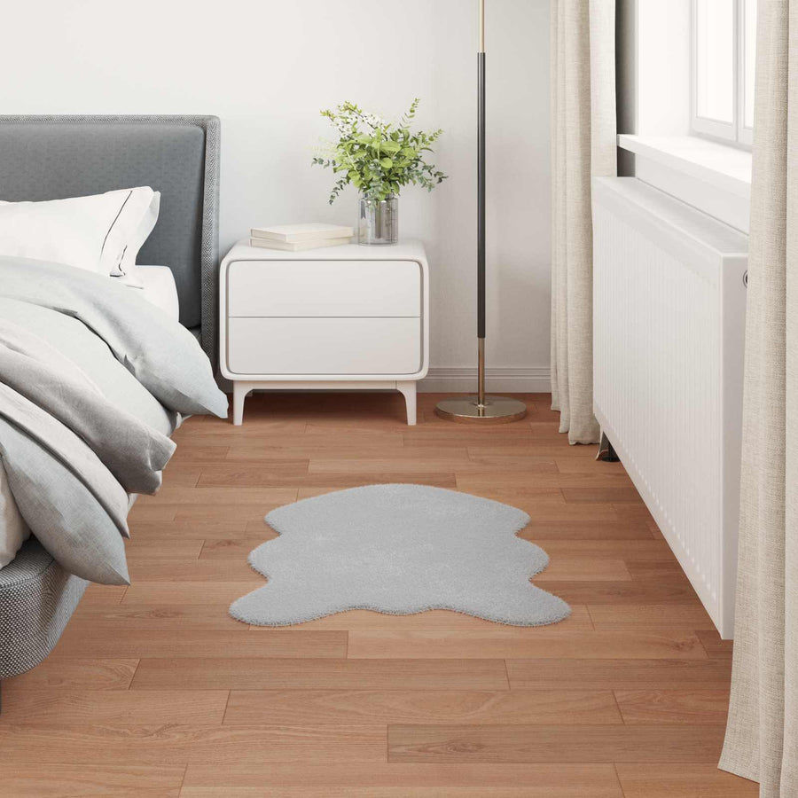 Nep Konijnenbont Tapijt Olite Grijs 80 x 120 cm Polyester
