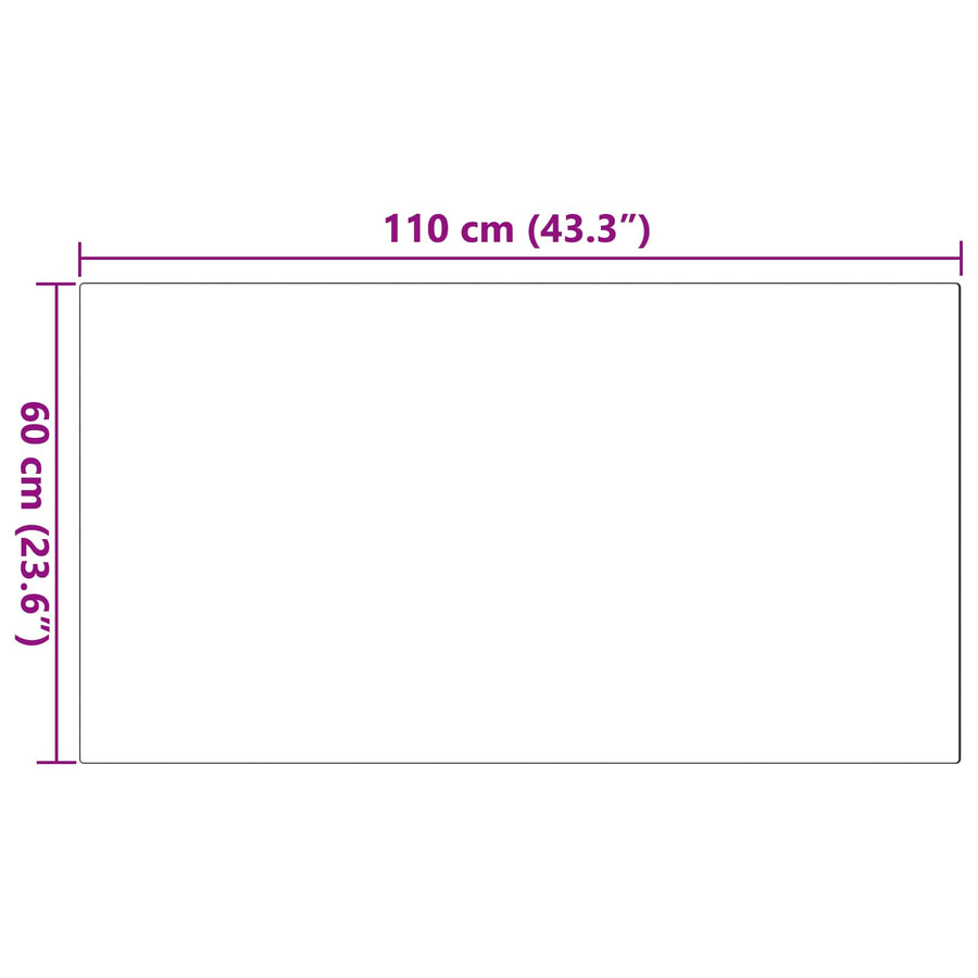 Nep Konijnenbont Tapijt Olite Roze 60 x 110 cm Polyester