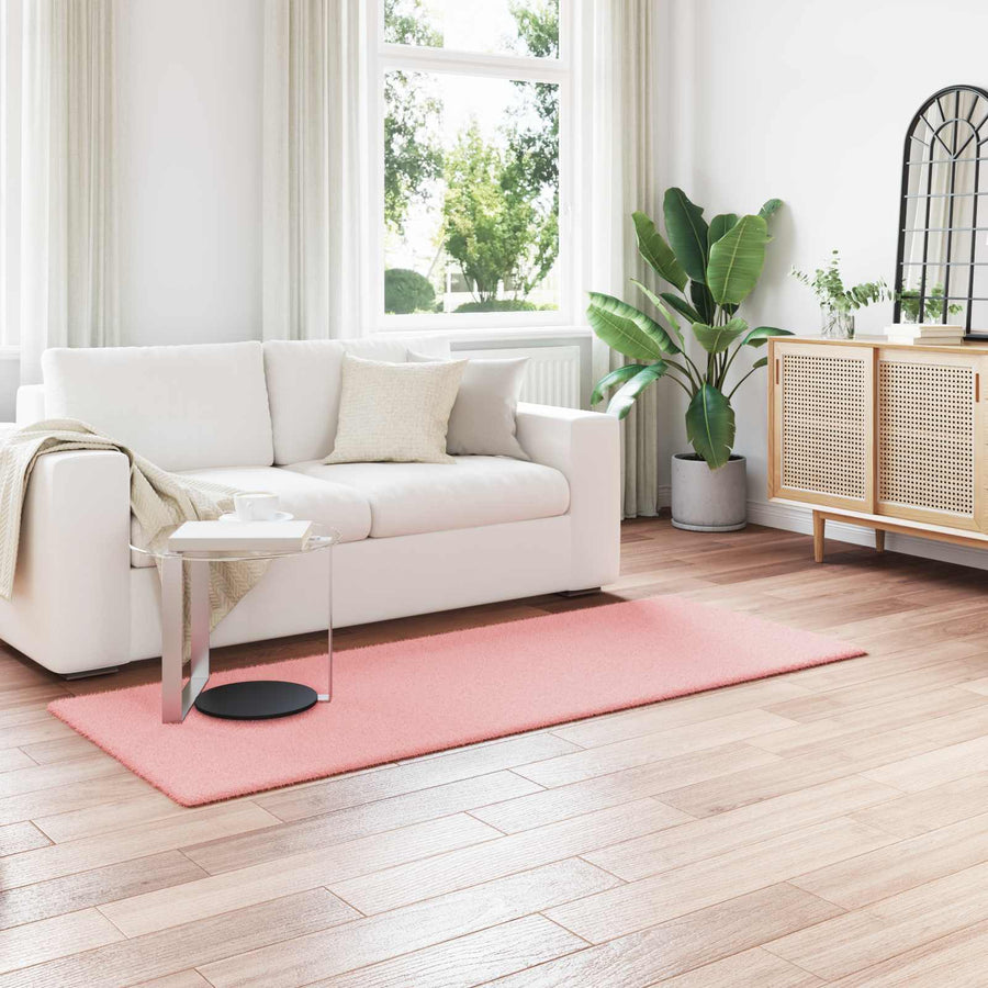Nep Konijnenbont Tapijt Olite Roze 100 x 200 cm Polyester