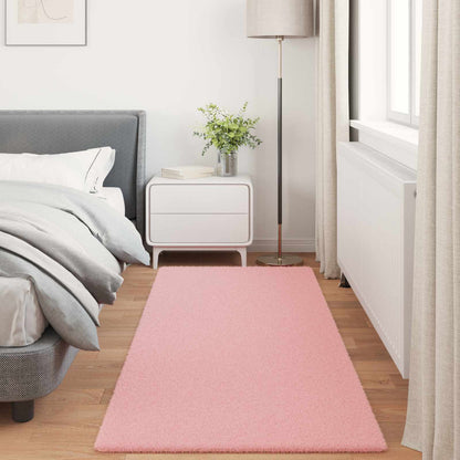 Nep Konijnenbont Tapijt Olite Roze 100 x 200 cm Polyester