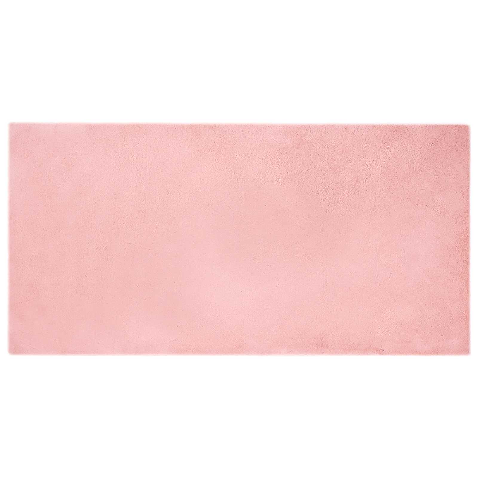 Nep Konijnenbont Tapijt Olite Roze 100 x 200 cm Polyester
