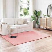 Vloerkleed nepbont 160x230 cm roze