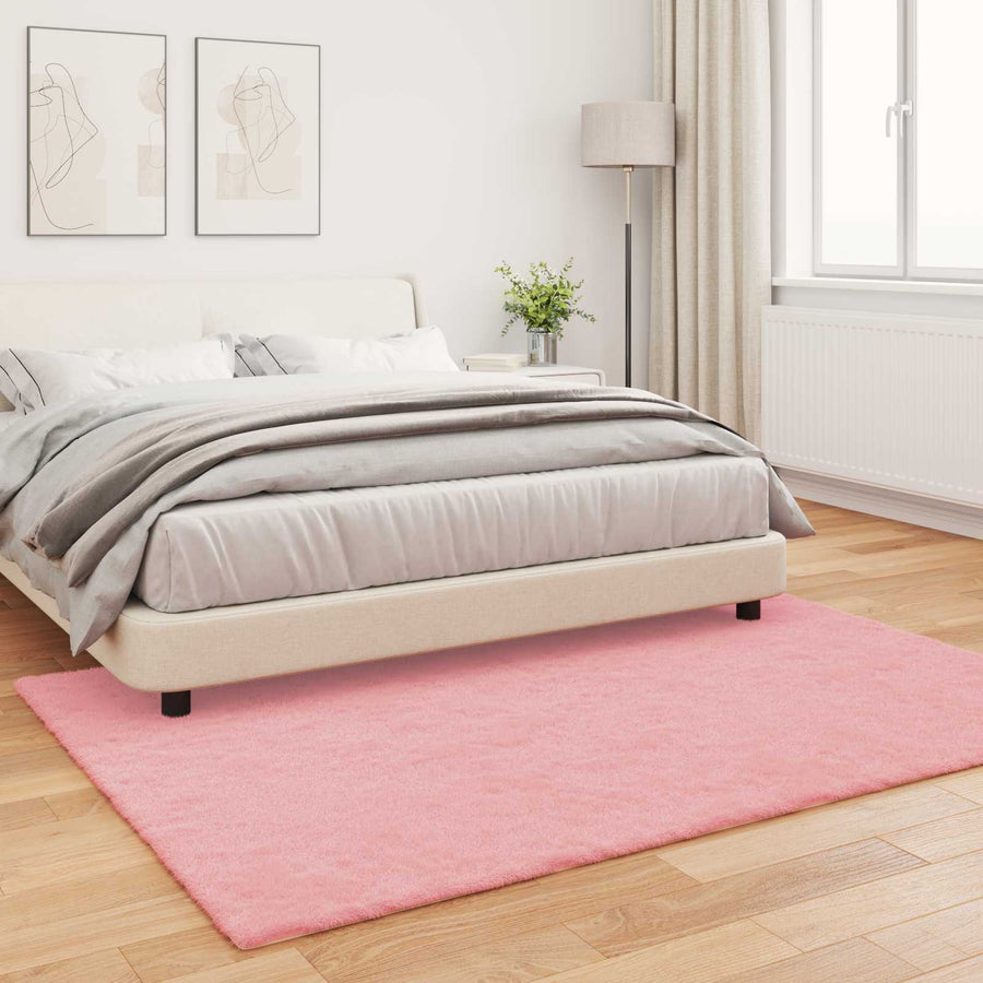 Nep Konijnenbont Tapijt Olite Roze 160 x 230 cm Polyester