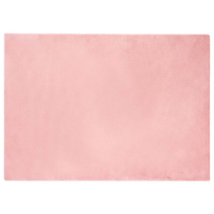 Nep Konijnenbont Tapijt Roze 200 x 280 cm Polyester