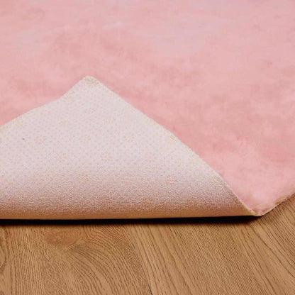 Nep Konijnenbont Tapijt Roze 240 x 340 cm Polyester