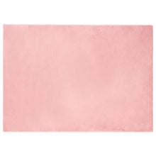 Nep Konijnenbont Tapijt Roze 240 x 340 cm Polyester