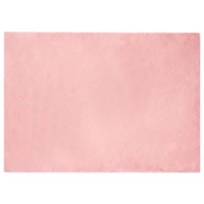 Nep Konijnenbont Tapijt Roze 240 x 340 cm Polyester