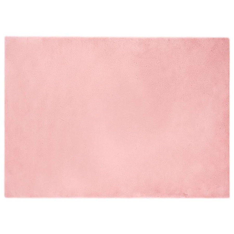 Nep Konijnenbont Tapijt Roze 240 x 340 cm Polyester