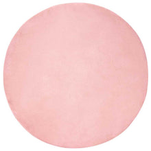 Nep Konijnenbont Tapijt Roze Ø 200 cm Polyester