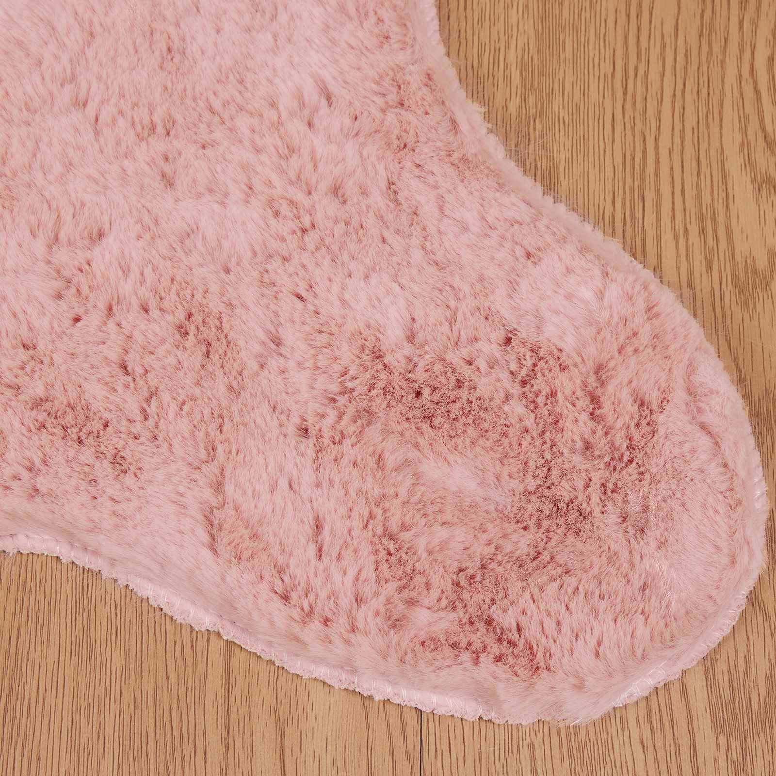Nep Konijnenbont Tapijt Olite Roze 60 x 90 cm Polyester