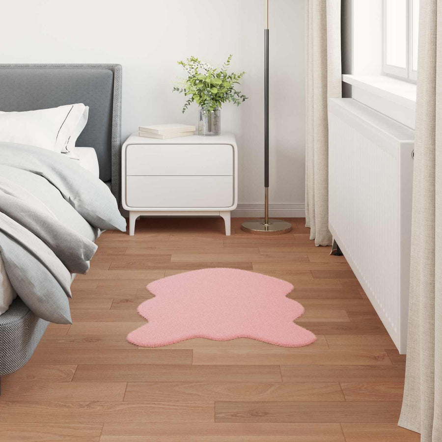 Nep Konijnenbont Tapijt Olite Roze 60 x 90 cm Polyester