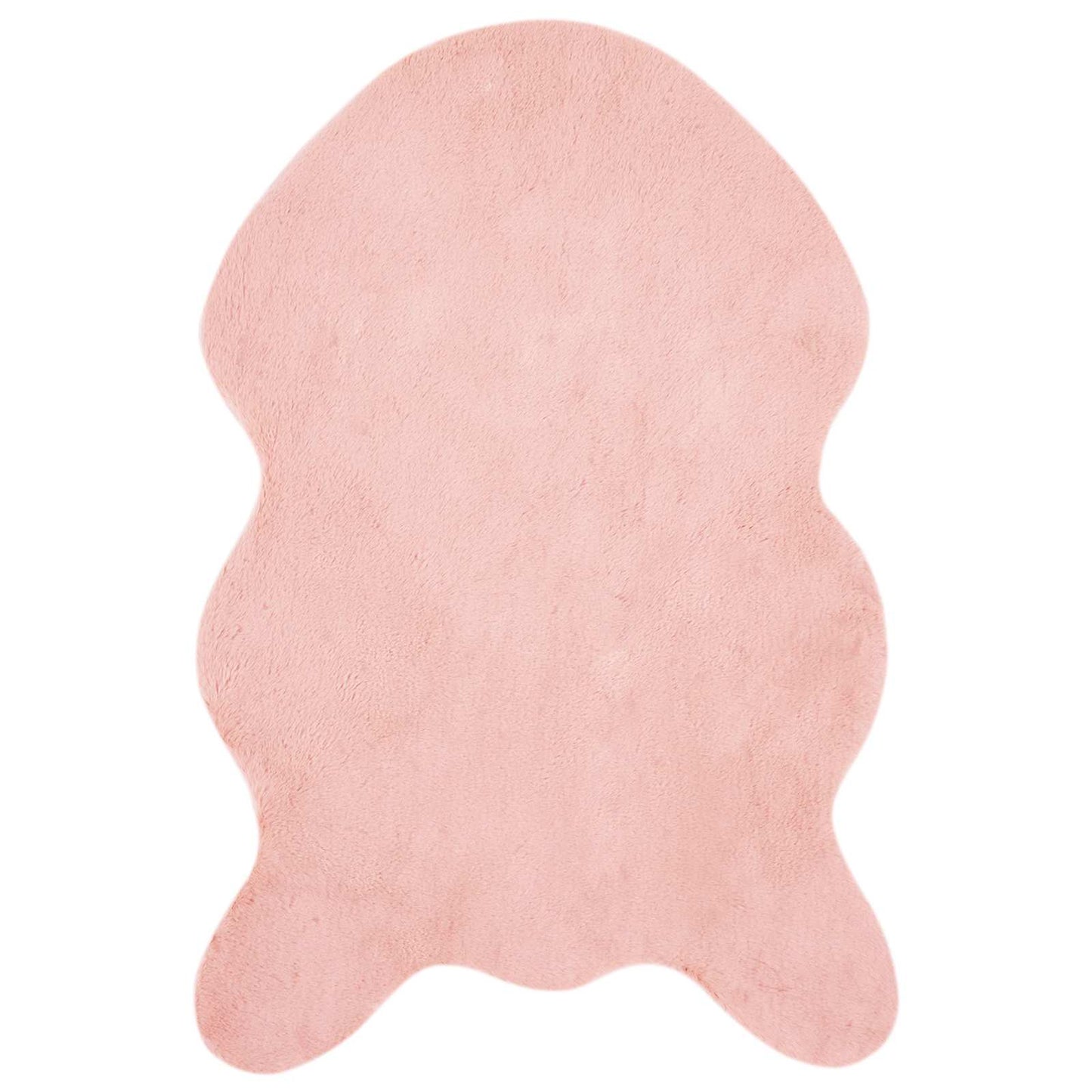 Nep Konijnenbont Tapijt Olite Roze 60 x 90 cm Polyester