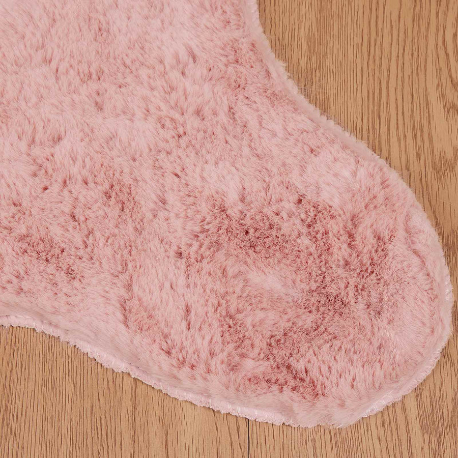 Nep Konijnenbont Tapijt Olite Roze 80 x 120 cm Polyester