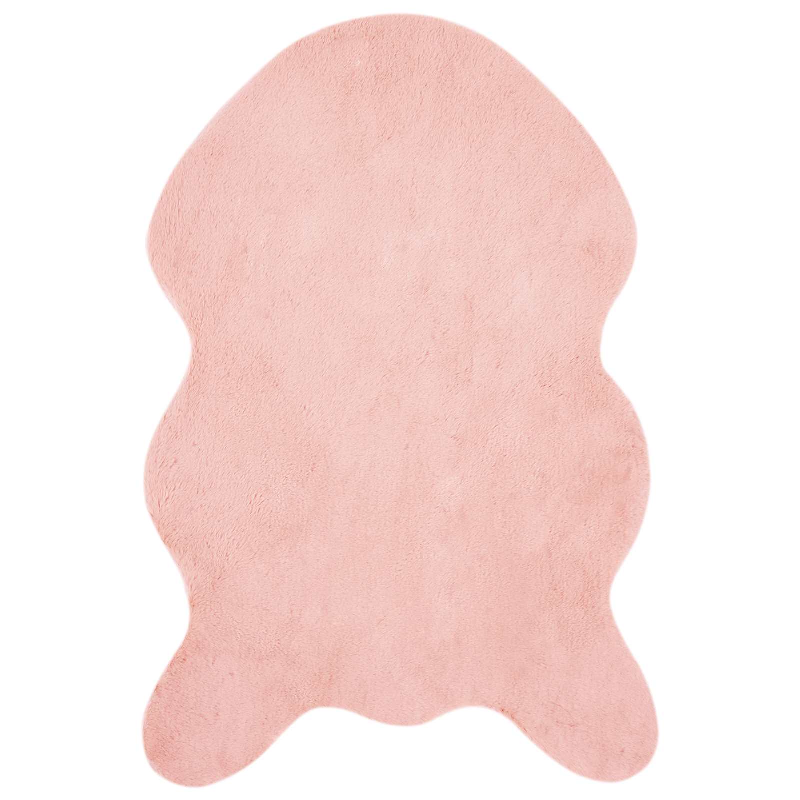 Nep Konijnenbont Tapijt Olite Roze 80 x 120 cm Polyester