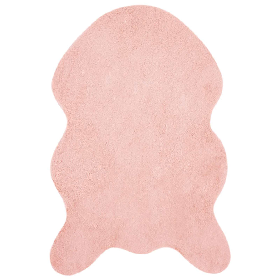 Nep Konijnenbont Tapijt Olite Roze 80 x 120 cm Polyester