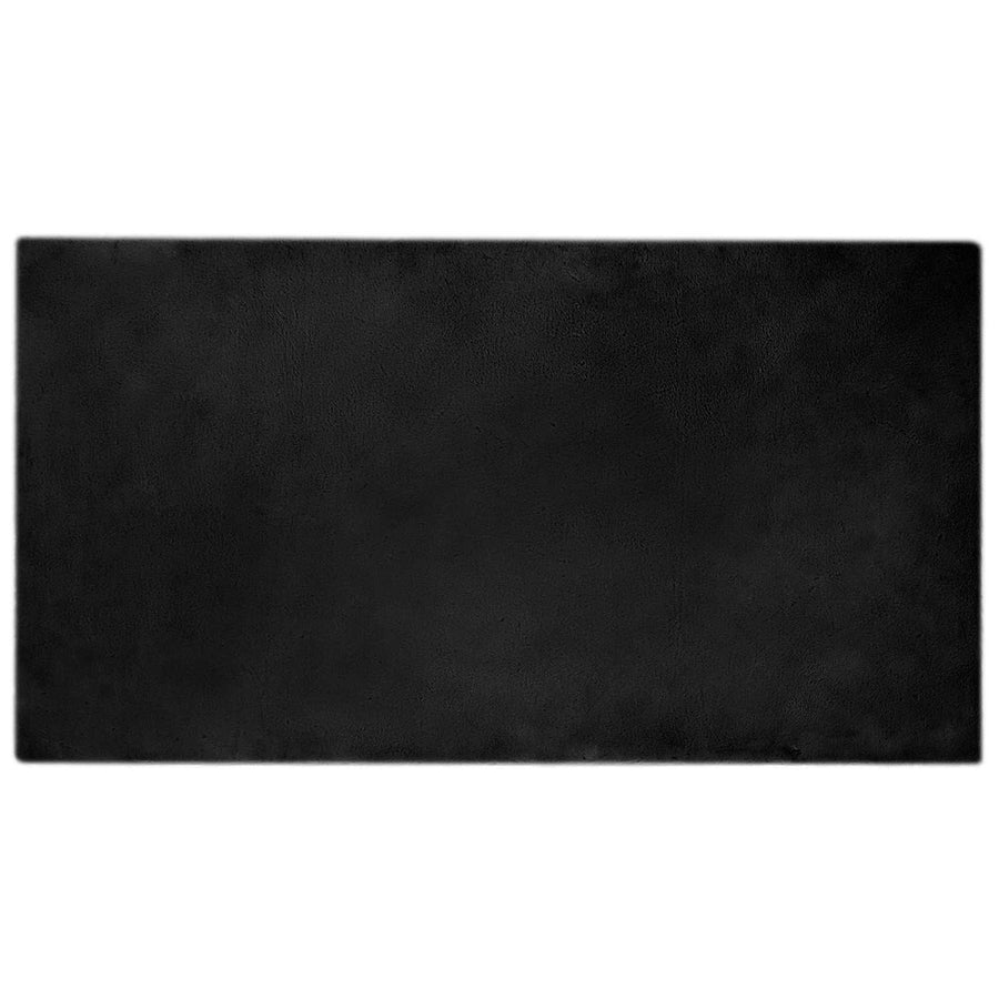 Nep Konijnenbont Tapijt Olite Zwart 60 x 110 cm Polyester