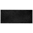Vloerkleed nepbont 80x200 cm zwart