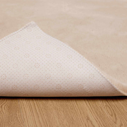 Nep Konijnenbont Tapijt Olite Taupe 60 x 110 cm Polyester