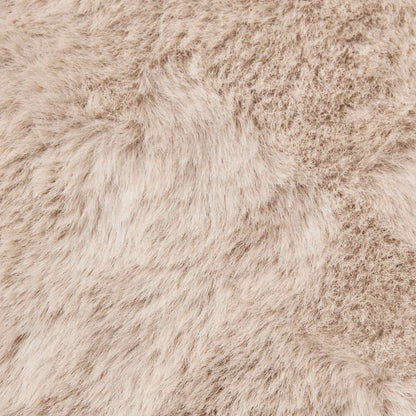 Nep Konijnenbont Tapijt Olite Taupe 60 x 110 cm Polyester