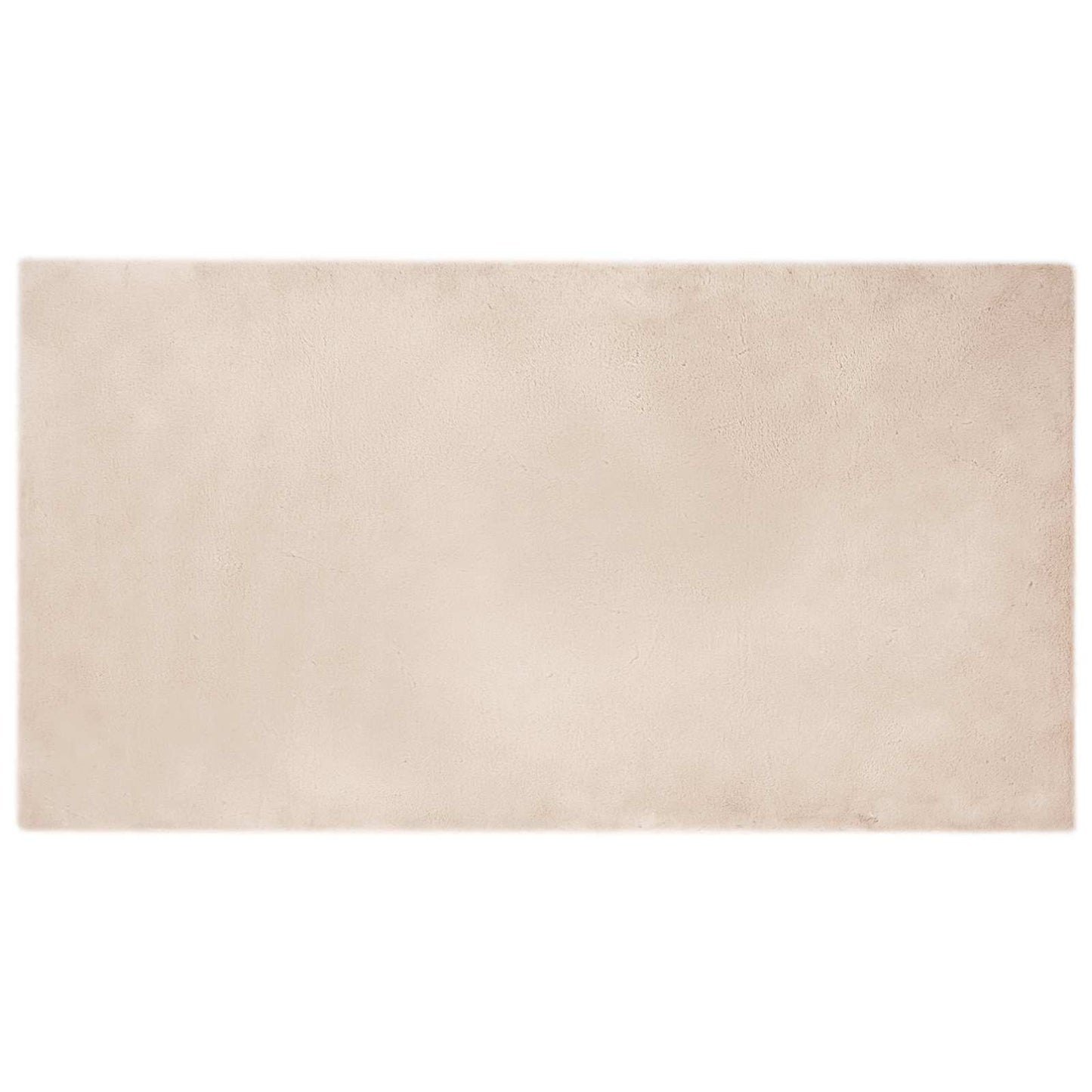 Nep Konijnenbont Tapijt Olite Taupe 60 x 110 cm Polyester