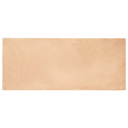 Nep Konijnenbont Tapijt Taupe 80 x 200 cm Polyester
