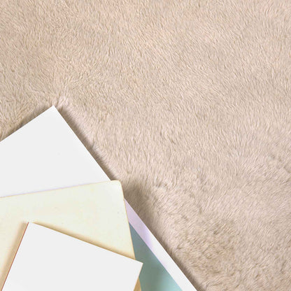Nep Konijnenbont Tapijt Olite Taupe 100 x 200 cm Polyester